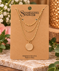 Shamelessly shiny gold necklace