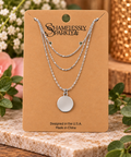 Shamelessly shiny silver necklace