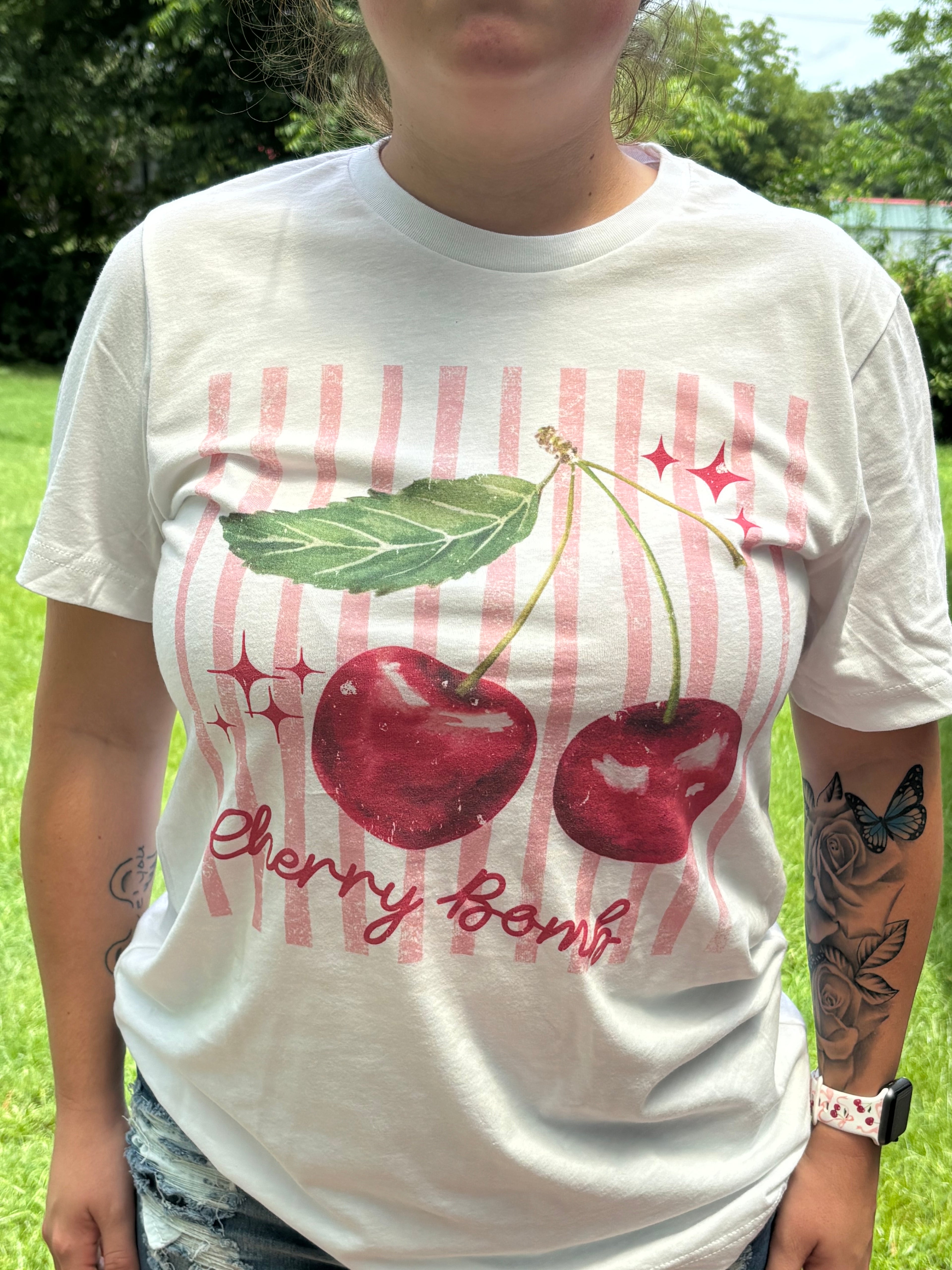 Short Sleeve Cherry T-Shirt