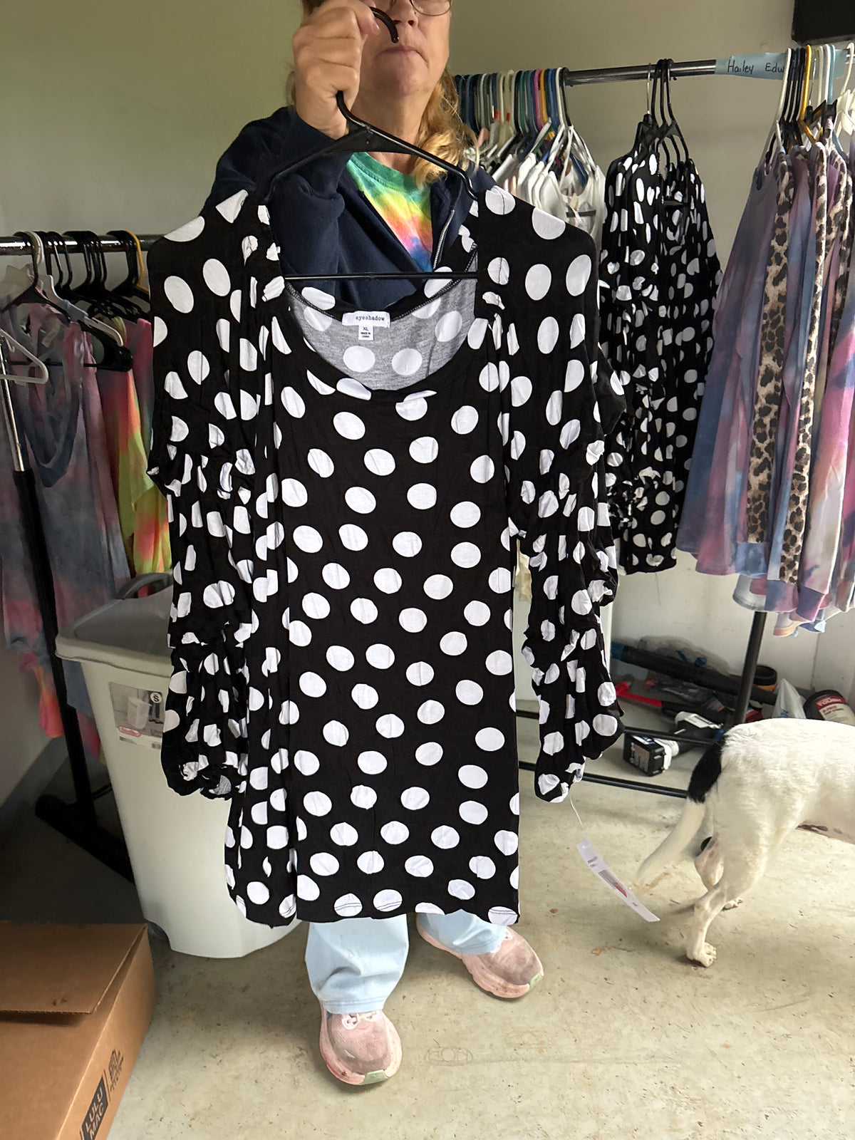 Polka pot shirt